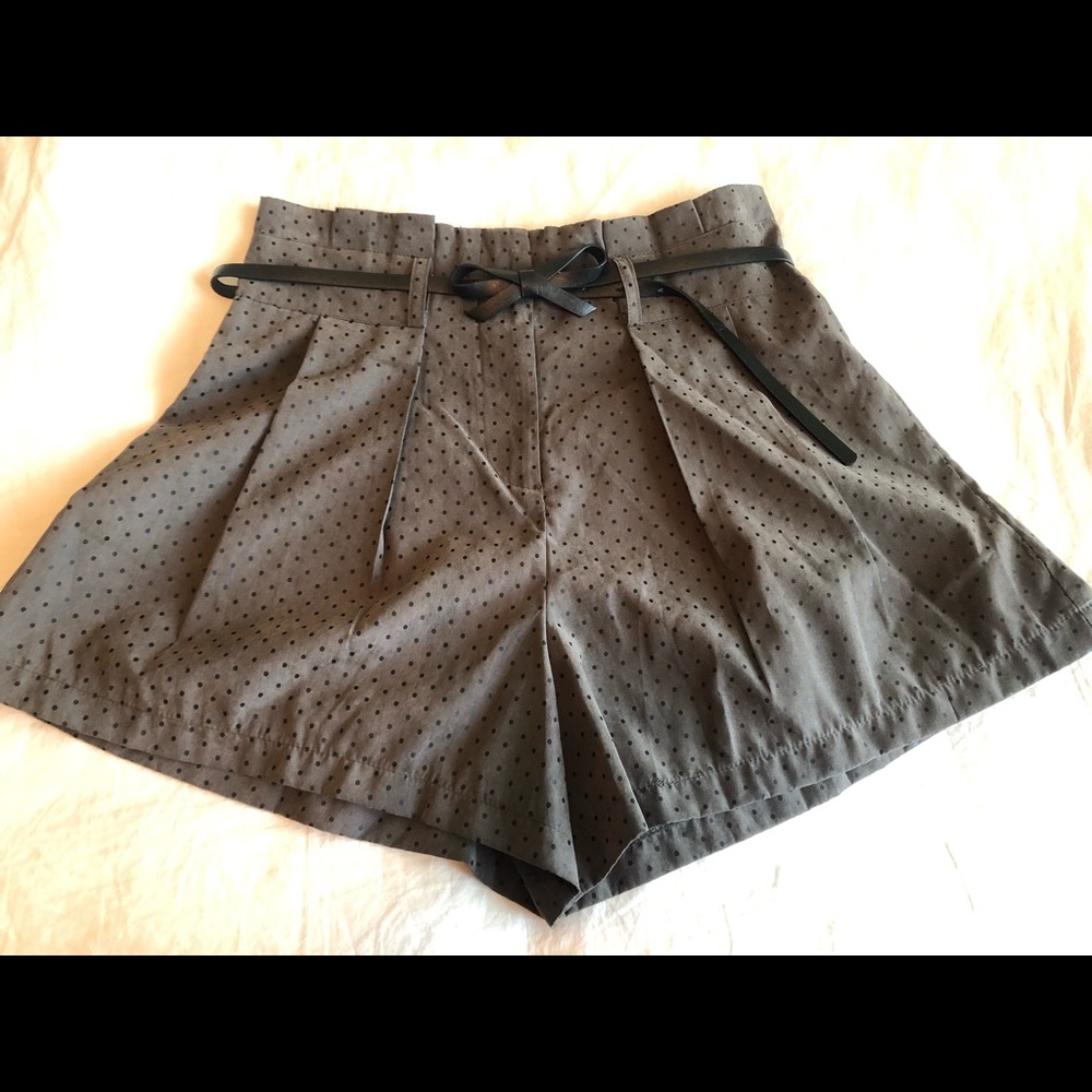 Altar’d State, Taupe And Black Polka Dot, Shorts